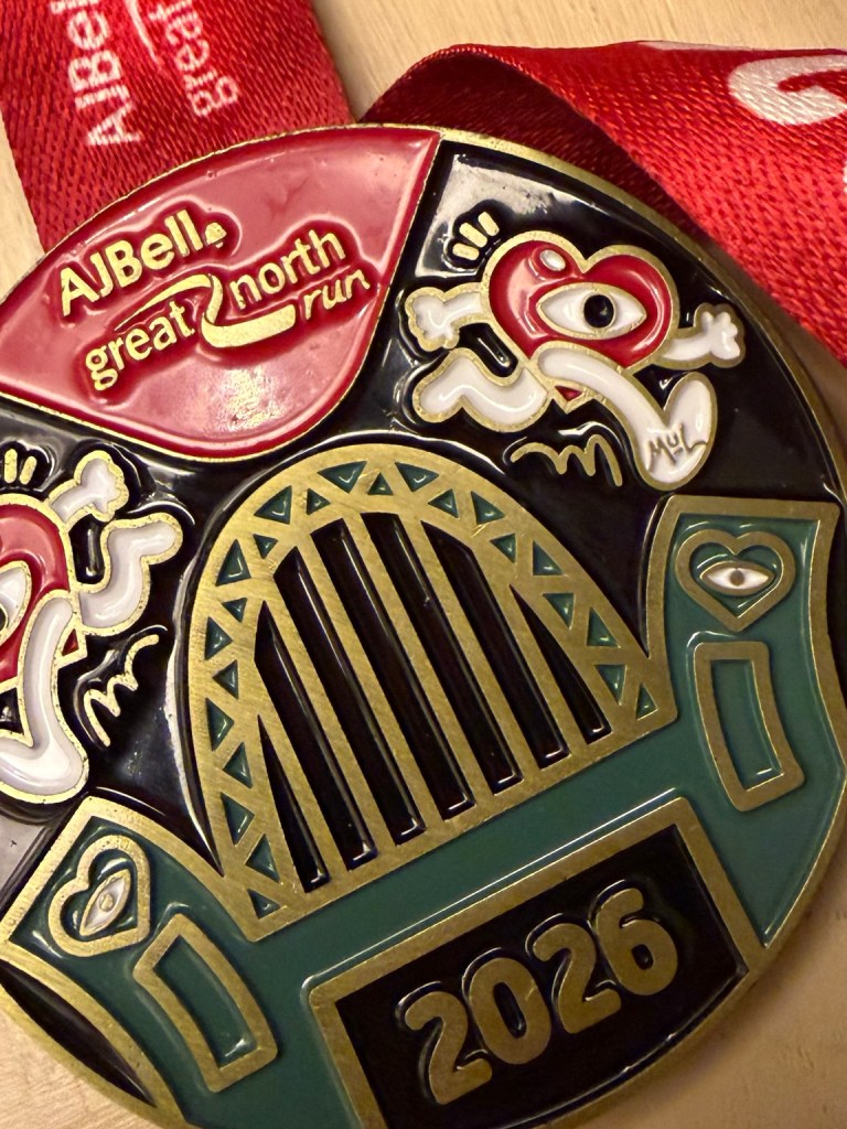 Great North Run 2026 finisher medal